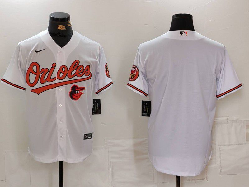 Men Baltimore Orioles Blank White Game 2024 Nike MLB Jersey style 2